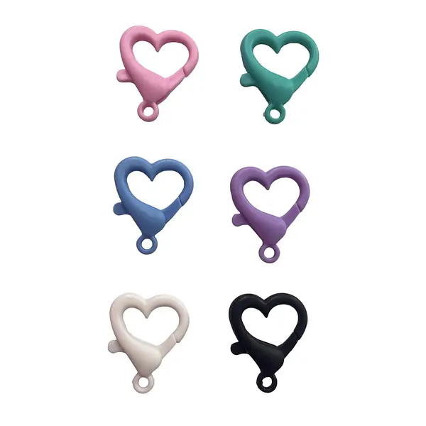 12 Broches Corazon Surtidos