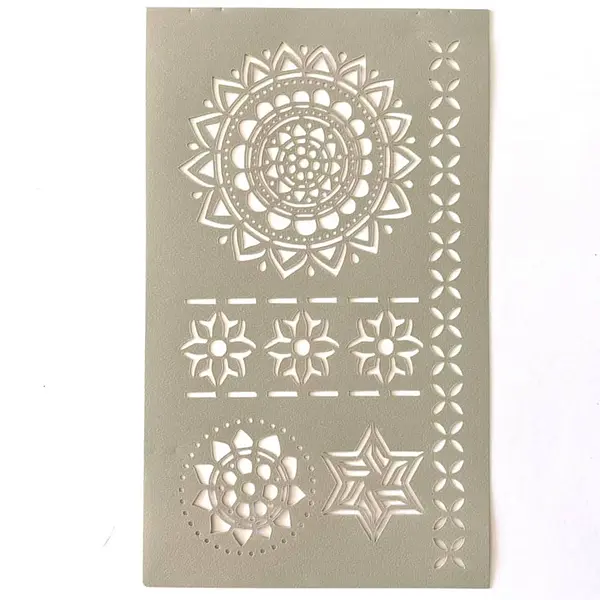 Stencil Mandalas