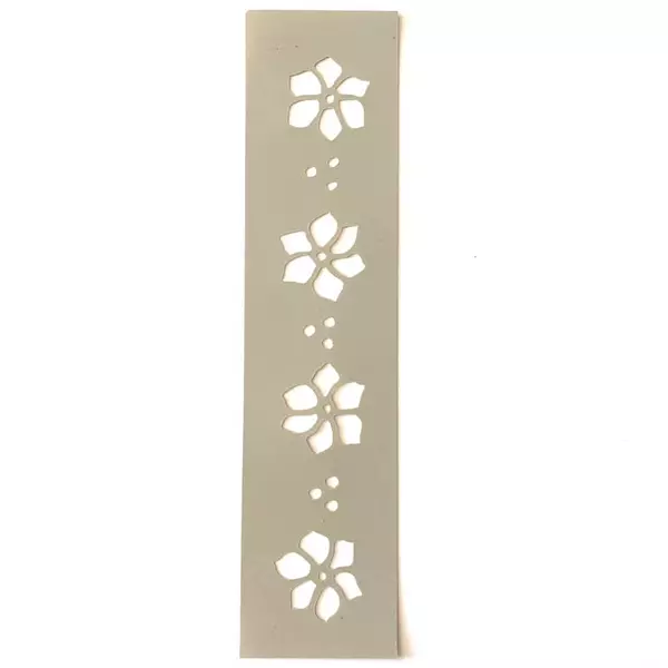 Stencil Bordes Flores