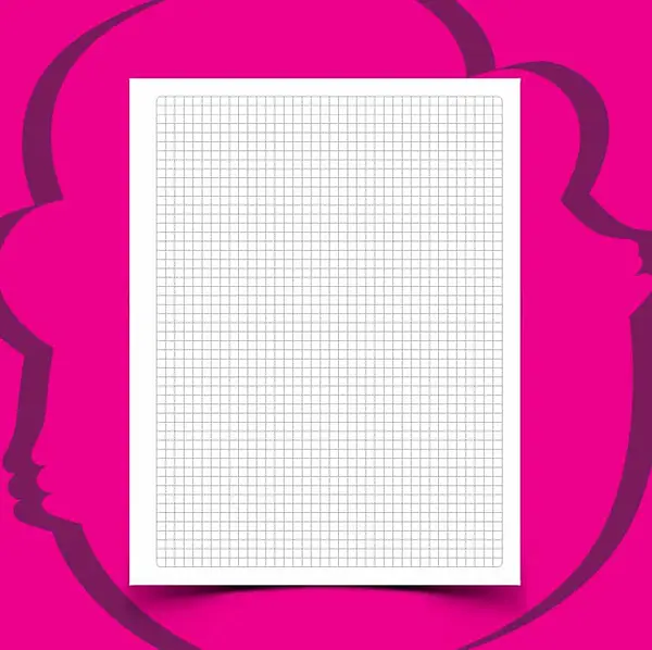 100 Hojas Cuadros para Agendas Tamaño Carta