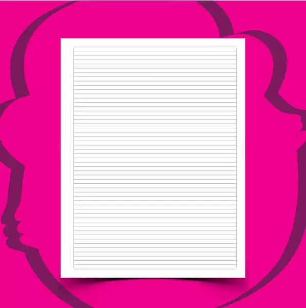 100 Hojas Rayadas Para Agendas Tamaño Carta
