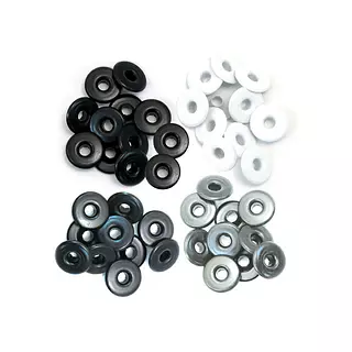 Eyelets Metal Anchos Grises 40 Pz