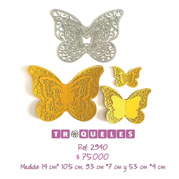 2940 Troquel Mariposas