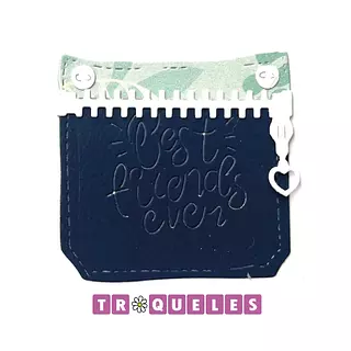 3800 Troquel Bolsillo Con Cierre