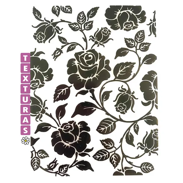 C062 Carpeta Relieve Rosas