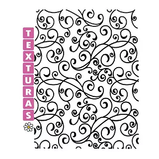 C109 Carpeta Relieve Arabescos