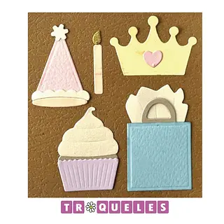 3794 Troquel Cosas Cumpleaños