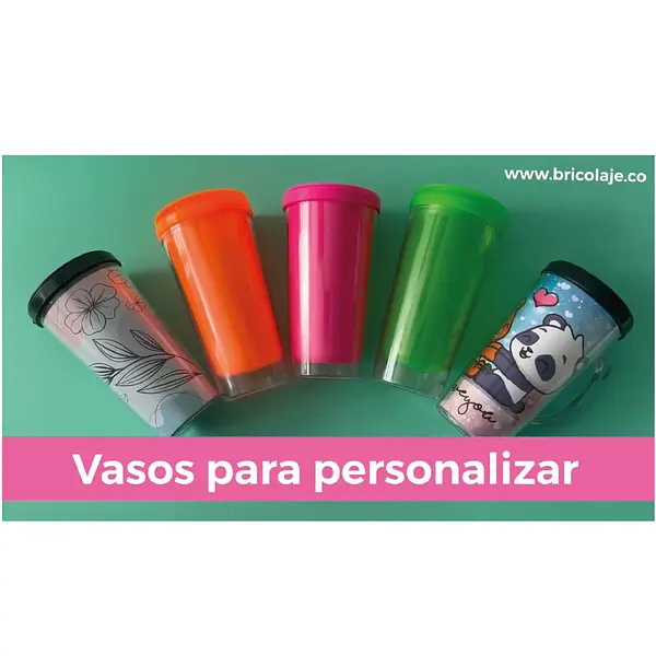 Vasos para personalizar
