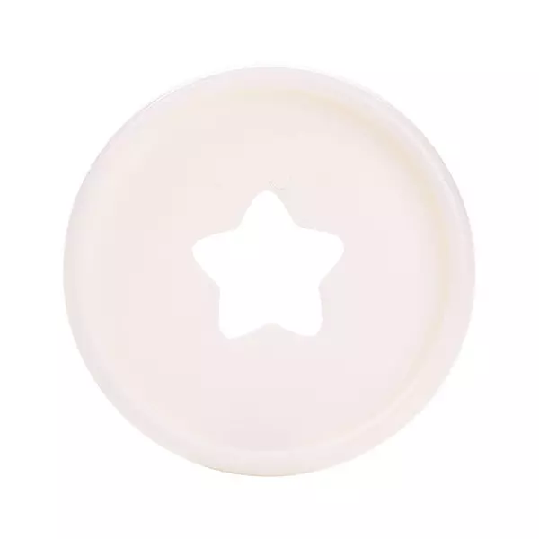 Argolla Disco Estrella Blanca * 8 Pz