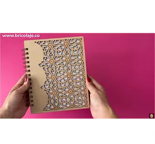 Agendas con tapas en MDF