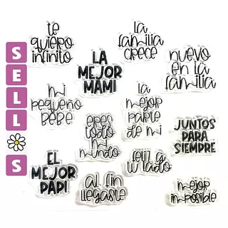 349 Sello Silicona Frases