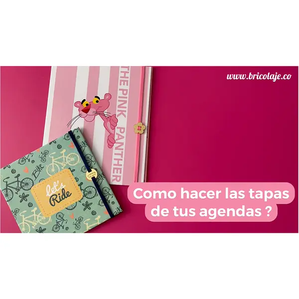Como hacer las tapas para tus agendas?