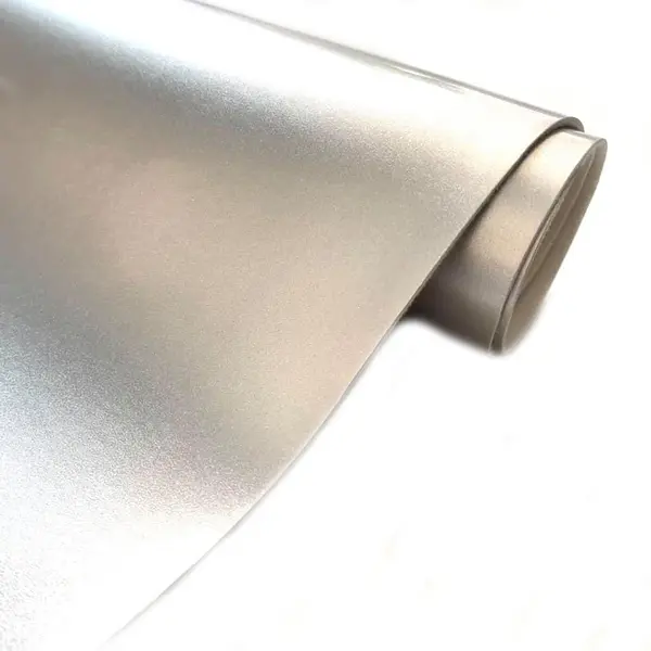 Cuerina Charol Plata