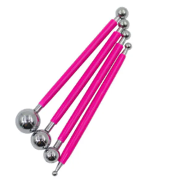 Kit De Repujadores Fucsia * 4 Pz