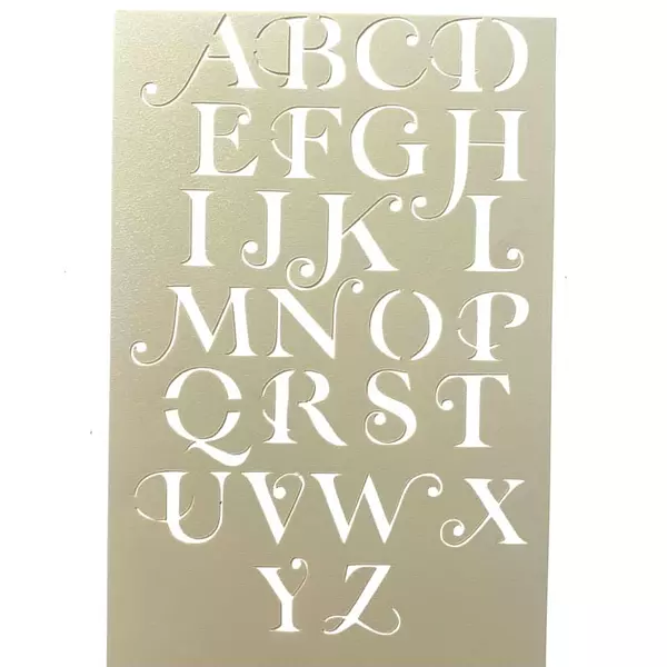 Stencil Abc Mayuscula