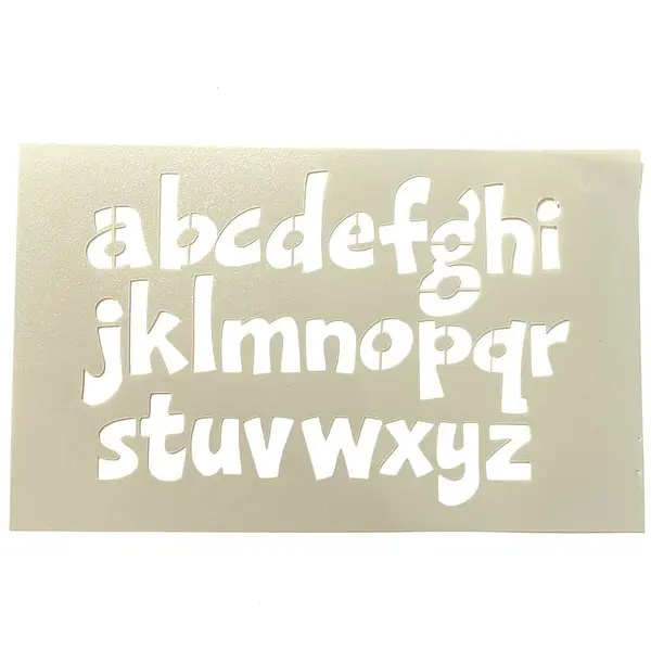 Stencil Abc Minuscula