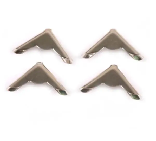 Esquinero Plateado Ondas * 12 Pz