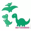 T0248 Troquel Dinosaurios * 3 Pz