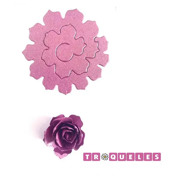 T0795 Troquel Flor De Espiral