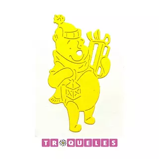 T0220 Troquel Winnie Pooh Con Regalo
