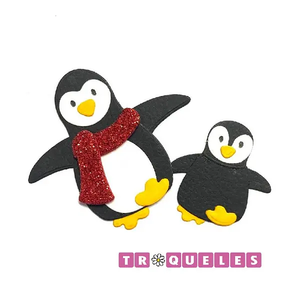 T0780 Troquel Pinguinos