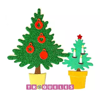 1056 Troquel Arbol de Navidad * 2 Pz