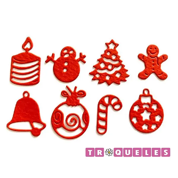 2470 Troquel Cositas Navidad
