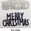T2669 Troquel Merry Christmas