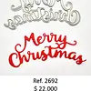 2692 Troquel Merry Christmas