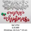 2752 Troquel Merry Christmas