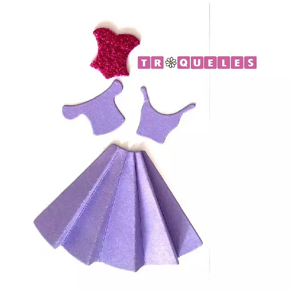 T1244 Troquel Vestido