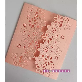 T0541 Troquel De Borde De Flores