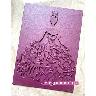 2862 Troquel De Sobre Quinceañera