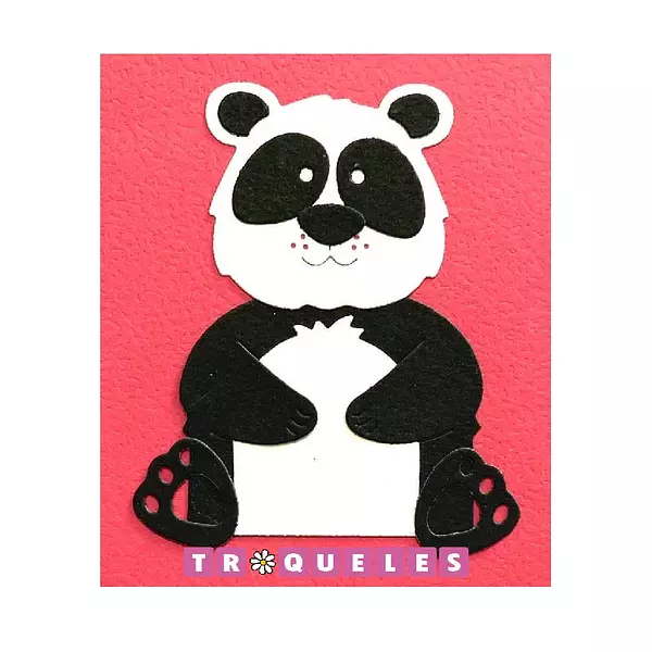 T2381 Troquel Oso Panda