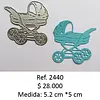 2440 Troquel Coche Bebé