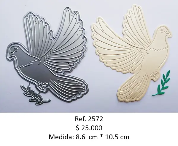 T2572 Troquel Paloma