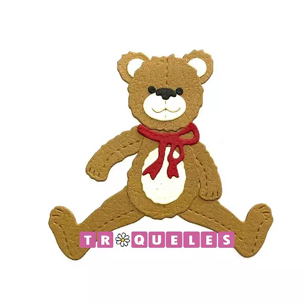 T2596 Troquel Oso De Peluche