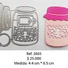 T2665 Troquel Frasco