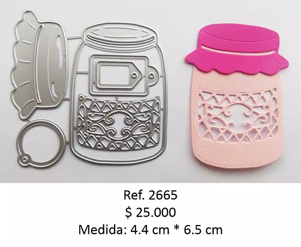 T2665 Troquel Frasco