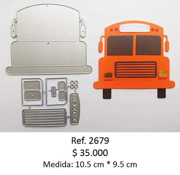 T2679 Troquel Bus Escolar