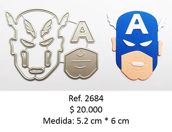 T2684 Troquel Capitán América