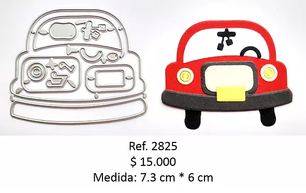 2825 Troquel Carro para Armar