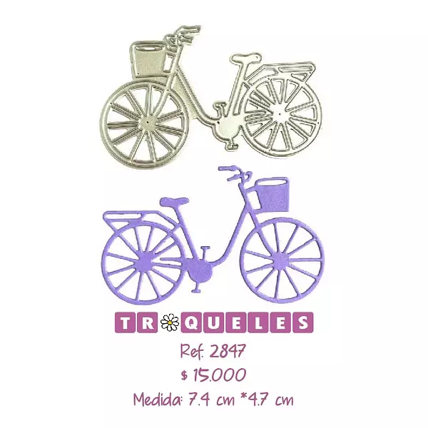 2847 Troquel Bicicleta