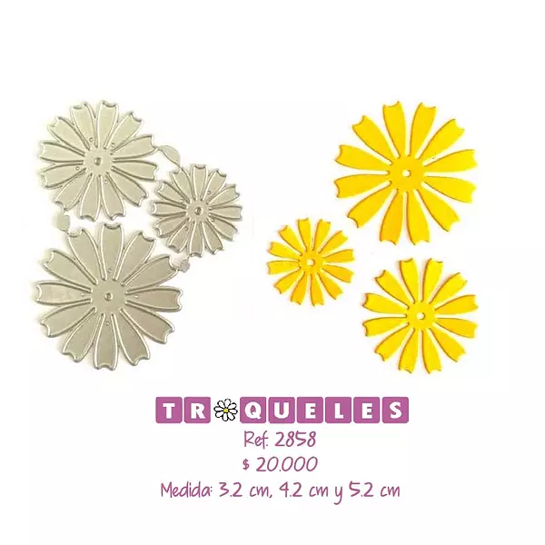 2858 Troquel Flor