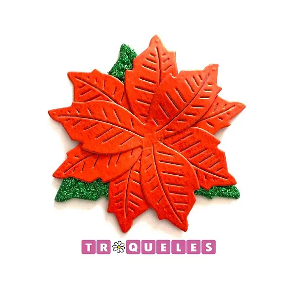 2807 Troquel Flor Navidad