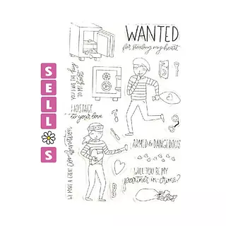 10 Sello Silicona Ladrones