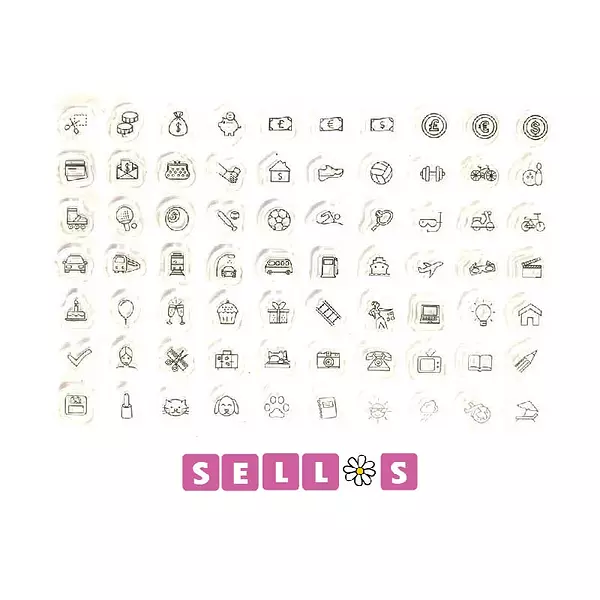 57 Sellos de Figuritas