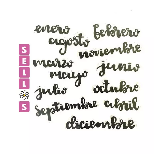 205 Sello Meses del Año