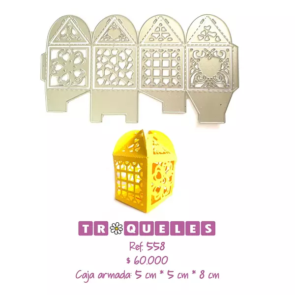 T0558 Troquel Caja Almendrero