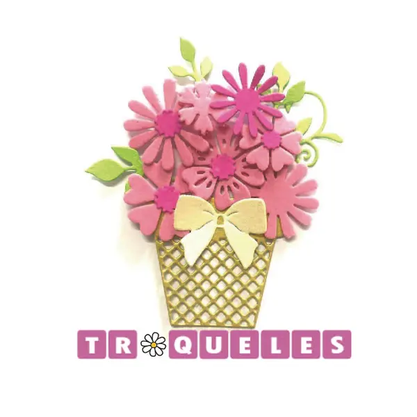 T1550 Troquel Matera Con Flores